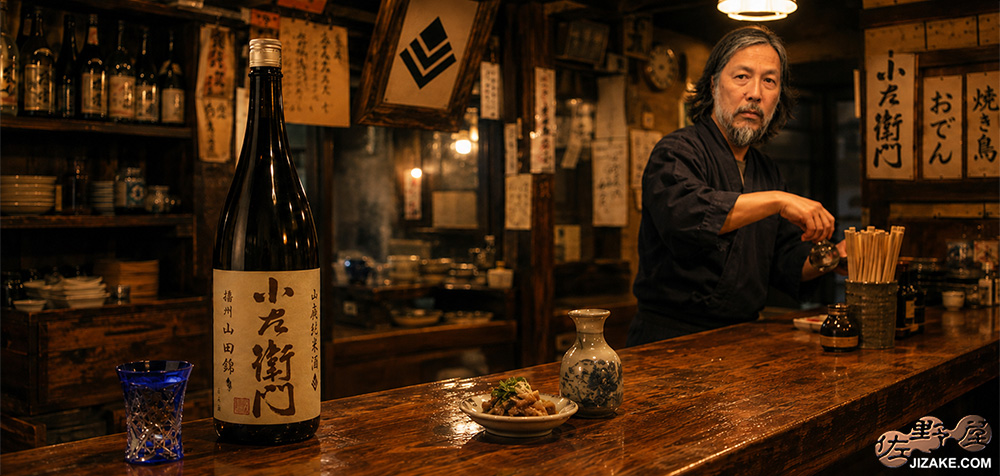 ◇【送料無料】小左衛門 山廃純米 播州山田錦 2019BY 1800ml
