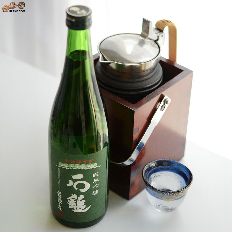 石鎚　純米吟醸　緑ラベル　槽搾り