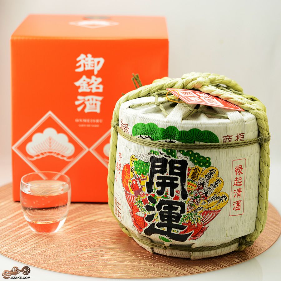◇【箱入】開運 特別純米酒 豆樽菰冠り 1800ml | 日本酒専門店 佐野屋