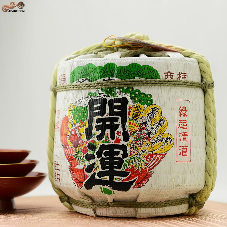 ◇【箱入】開運 特別純米酒 豆樽菰冠り 1800ml | 日本酒専門店 佐野屋