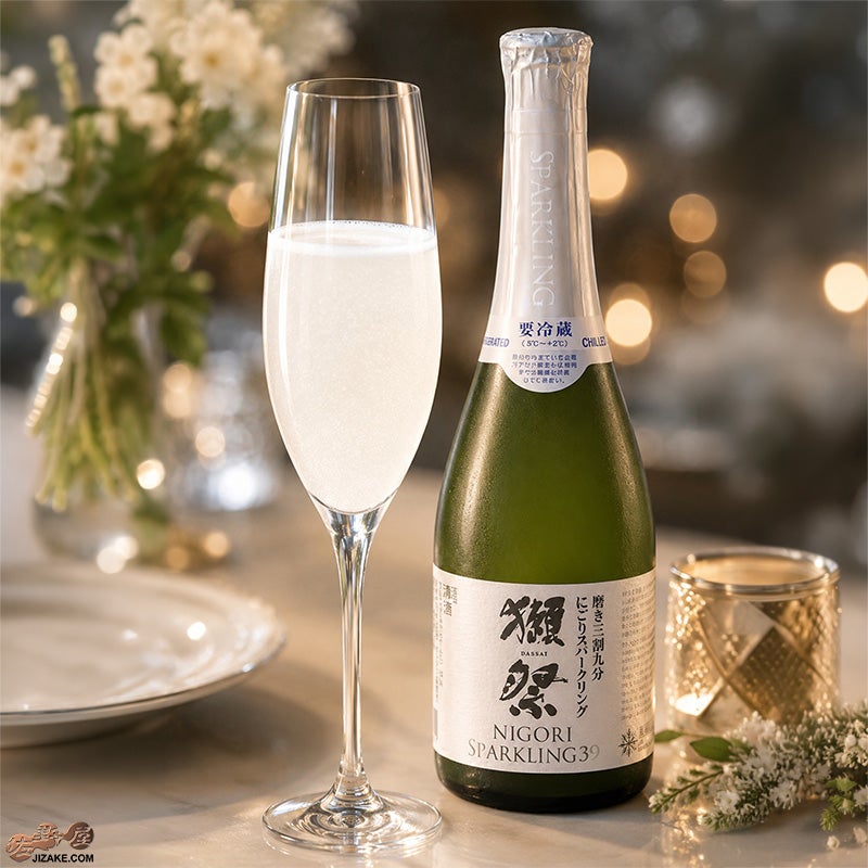 株式会社獺祭(旧 旭酒造)　獺祭(だっさい)　磨き三割九分　スパークリング　生酒