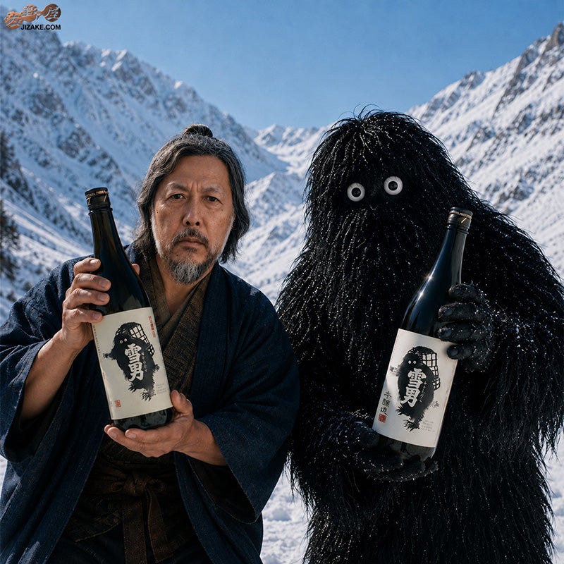 竹助 雪男 記念撮影