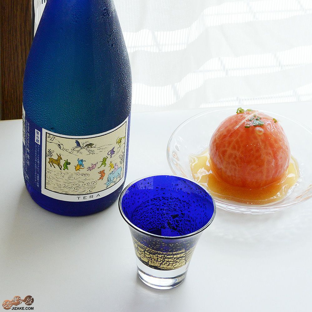 木箱入】江戸硝子 瑠璃玻璃(るりはり) 冷酒杯 LS19616RULM | 日本酒