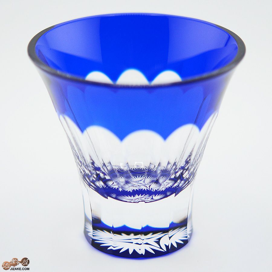 木箱入】八千代切子 万華鏡 杯(笹の葉柄) LS19759SULM-C694-S2