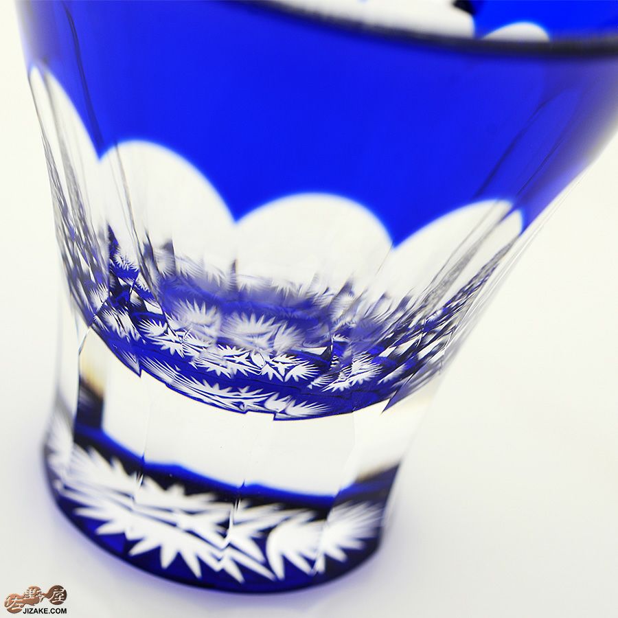 木箱入】八千代切子 万華鏡 杯(笹の葉柄) LS19759SULM-C694-S2