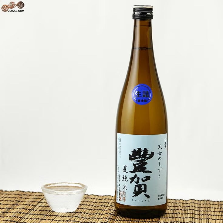 豊賀　水色ラベル　夏純米　しらかば錦70%　長野C酵母　加水瓶燗火入れ