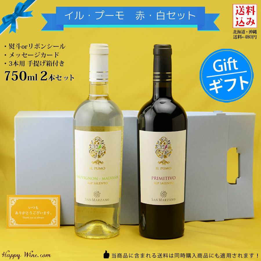 ◎【送料込み・カートン入り】気軽に贈ろう！デイリーワイン赤白ギフト