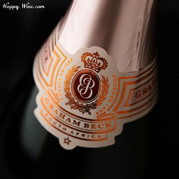 【グラス付き】グラハム・ベック　ブリュット　ロゼ NV(ロゼ.泡)　750ml