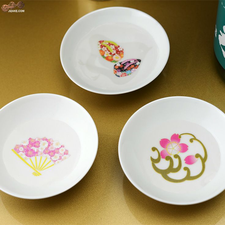 箱入】温感白平盃 和柄3個セット | 日本酒専門店 佐野屋 JIZAKE.COM