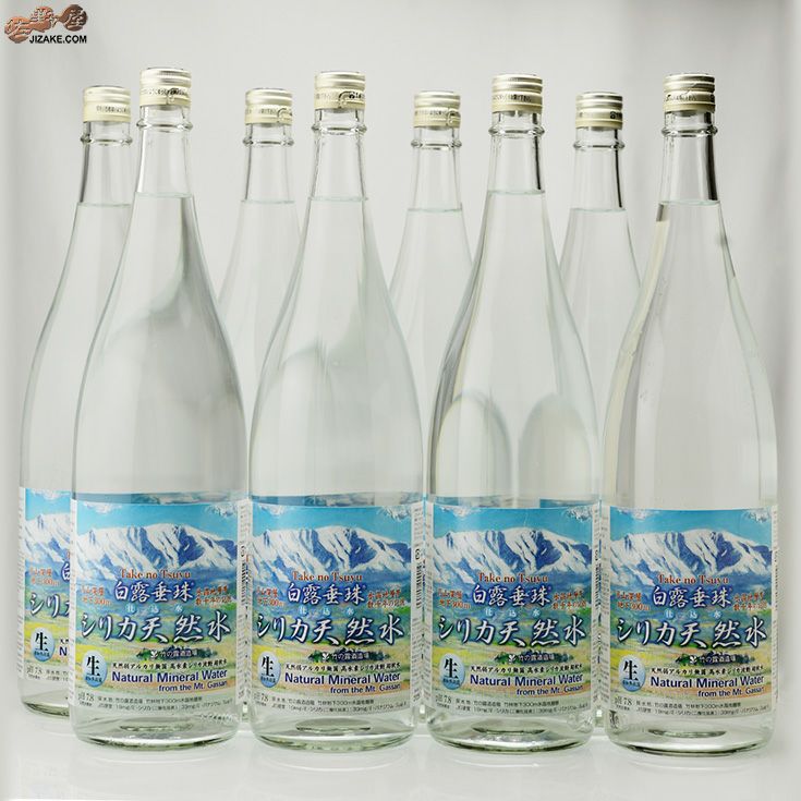 ◎【ケース販売】白露垂珠 仕込み水 シリカ天然水 1800ml×8本 | 日本酒