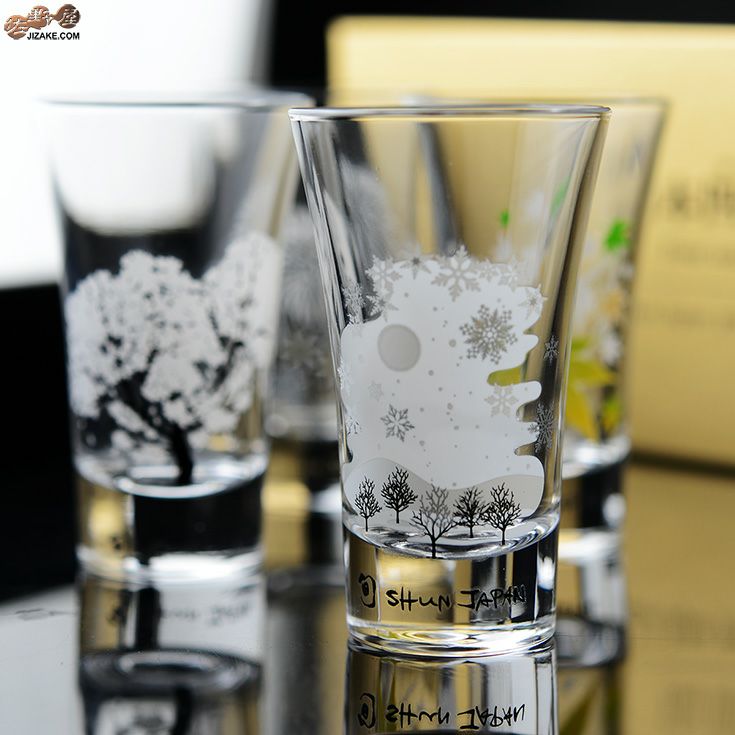 箱入】冷感日本四季 グラス天開揃(そろえ) | 日本酒専門店 佐野屋