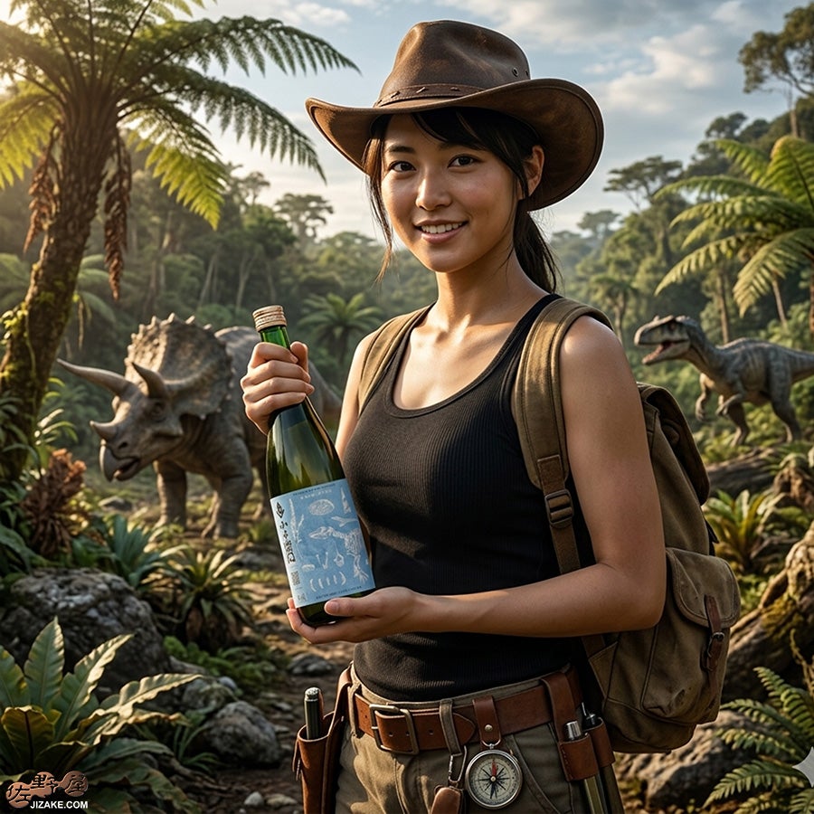 中島醸造　小左衛門　純米吟醸　ひだほまれ　火入　化石ラベル