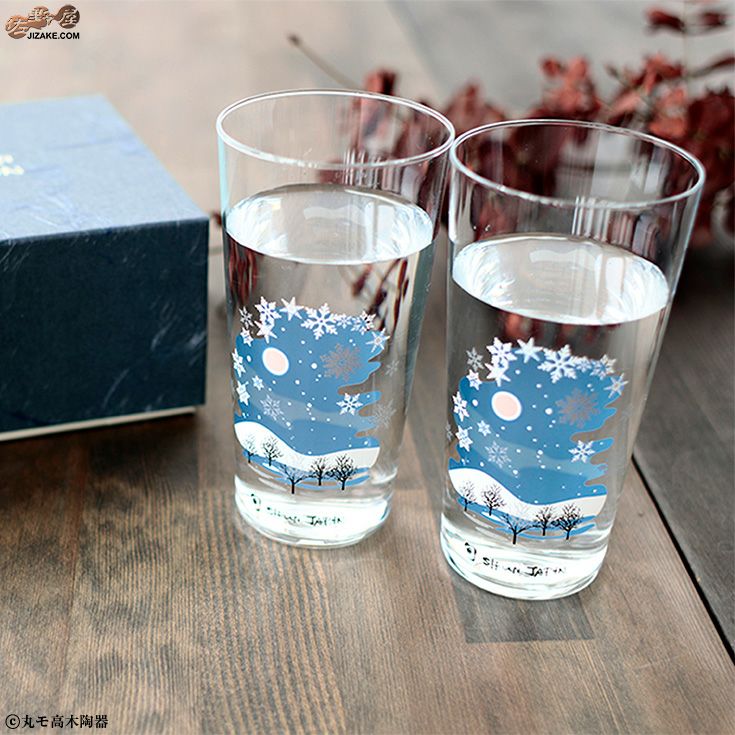 箱入】冷感雪結晶 天開グラス ペアセット | 日本酒専門店 佐野屋