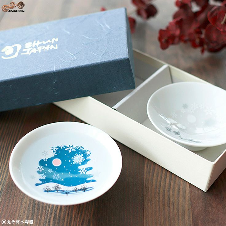 箱入】冷感雪結晶 白平盃 ペアセット | 日本酒専門店 佐野屋 JIZAKE.COM
