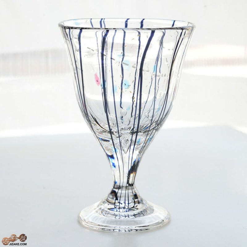 【箱入】玄　金銀　泡入　酒盃　伊藤泰三　SUN GLASS STUDIO KYOTO