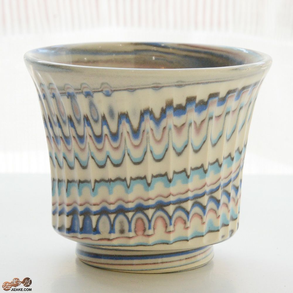 箱入】清水焼 加藤孝誠作 練り込み ぐい呑み小 舞姫 | 日本酒専門店