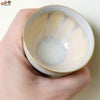 【箱入】観芙　白麗（はくれい）金彩　ぐい呑 85ml