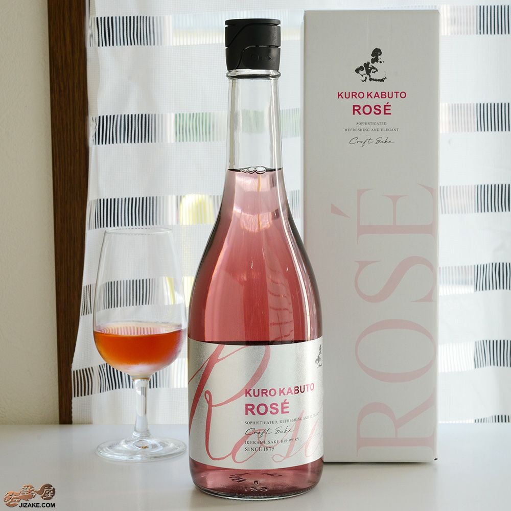 ◇【箱入】池亀 Craft Sake(クラフトサケ) 黒兜 ROSE(ロゼ) 720ml