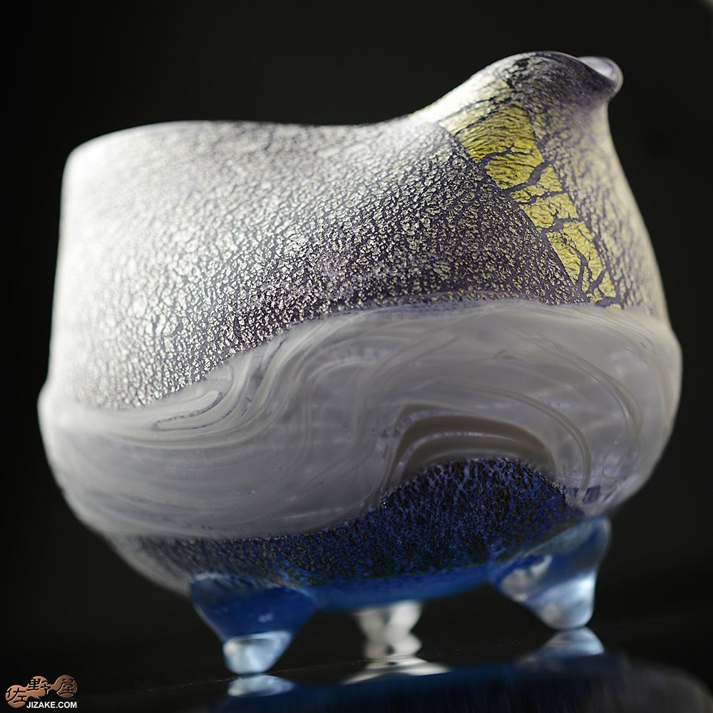 SUN GLASS STUDIO KYOTO  【箱入】風のしらべ　紫の上　片口