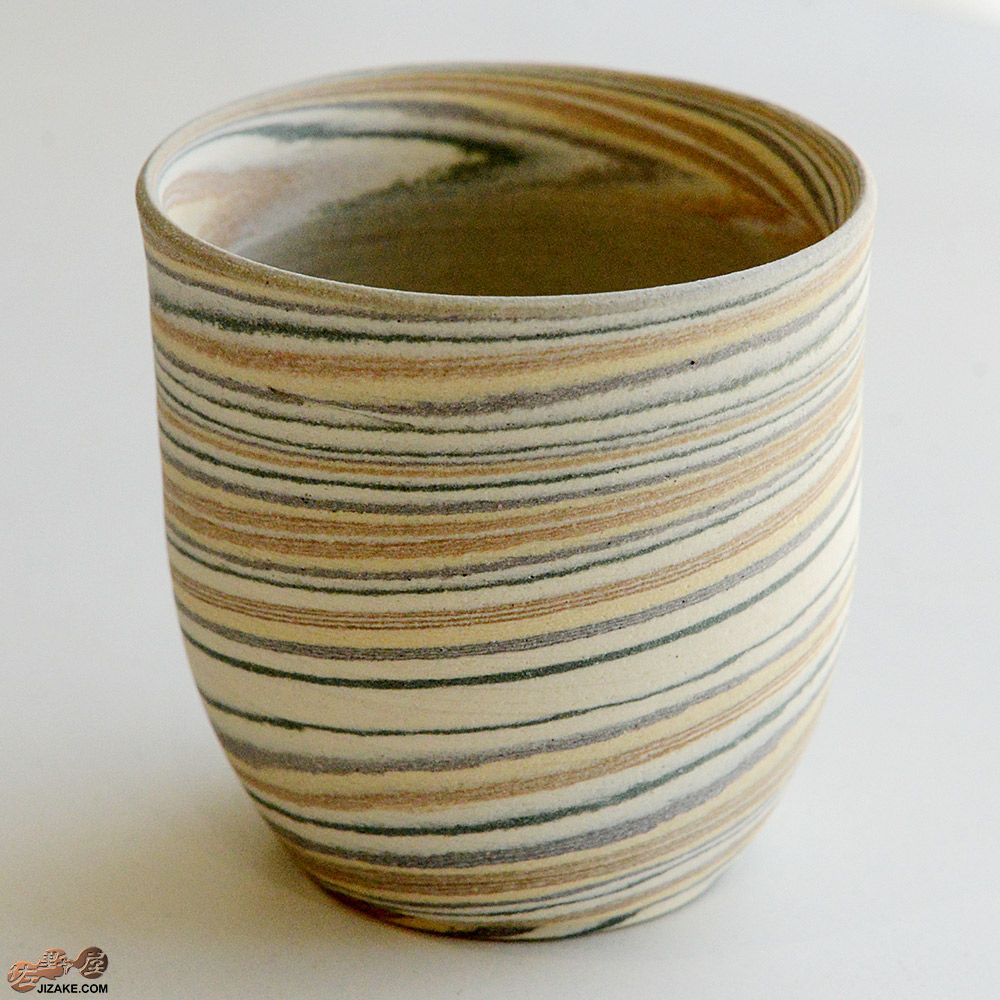 箱入】練り込み 坪ぐい呑 内側未研磨 | 日本酒専門店 佐野屋 JIZAKE.COM