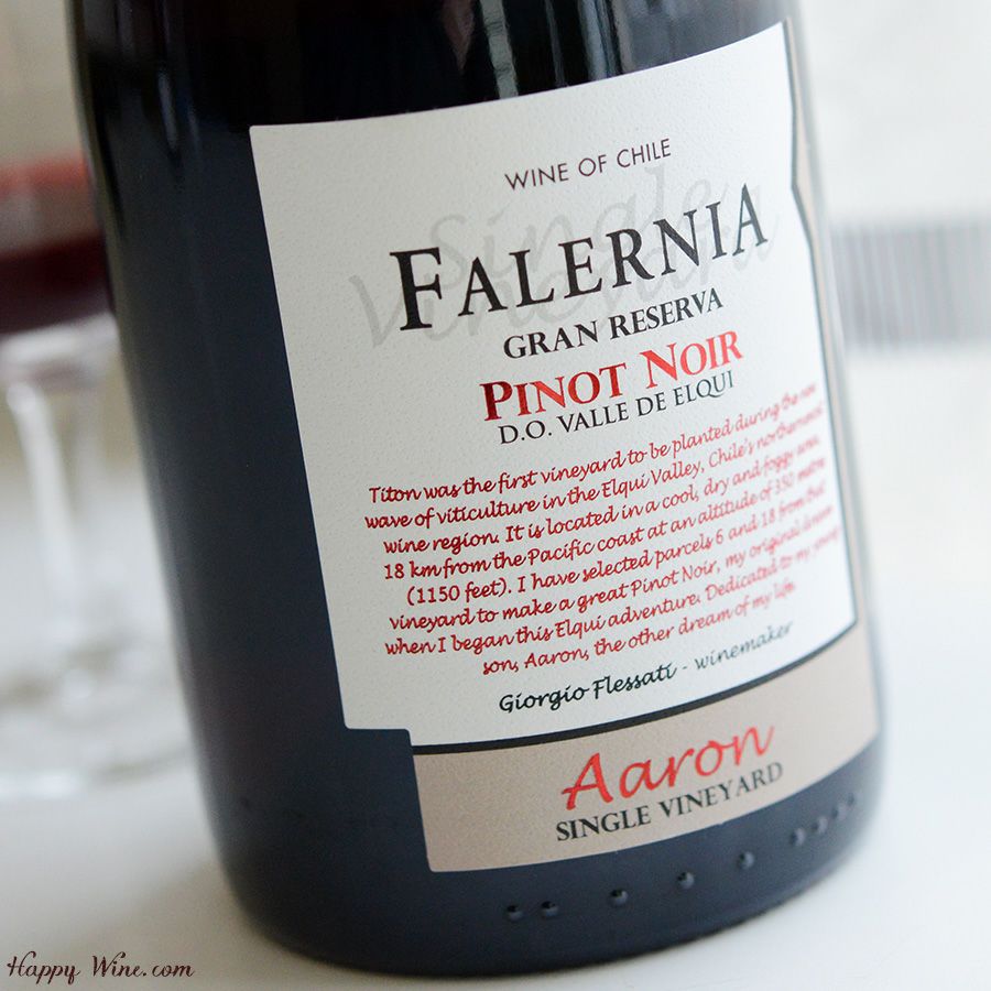 ◎ビーニャ・ファレルニア ピノ・ノワール グラン・レセルバ アーロン