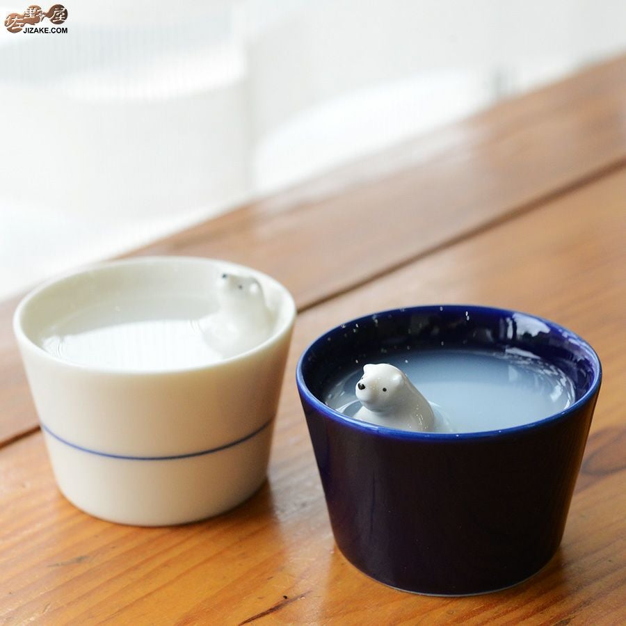 シロクマの熊五郎 青 こんばんは(簡易ギフトラッピング済) | 日本酒