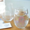 【箱入】冷感花火　フリーグラス　ペアセット 盃　杯