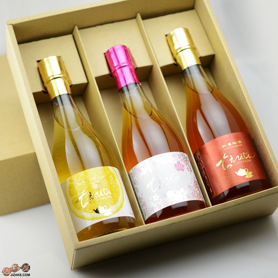◇【送料込み】ちえびじん 地元名産の紅茶リキュール3本セット 紅茶