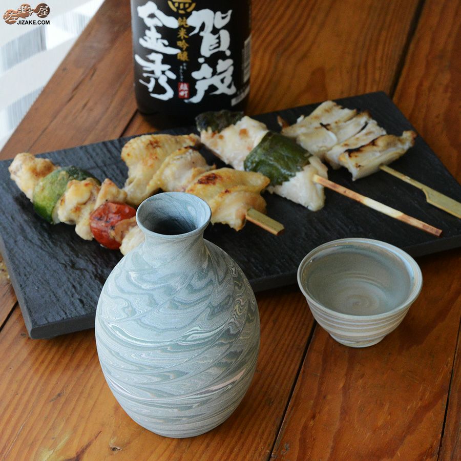 箱入】練り込み 夜の森 徳利 | 日本酒専門店 佐野屋 JIZAKE.COM