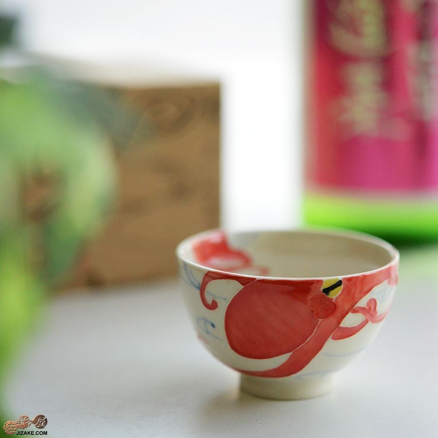 永野健二 【箱入】蛸　ぐい呑み　たこ　酒器