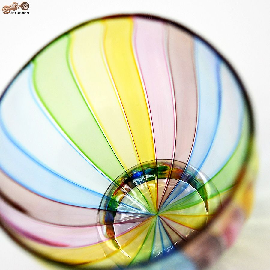 studio iiro スタジオイイロ 大東健太 【箱入】キャンディ　ぐい呑み　レインボー