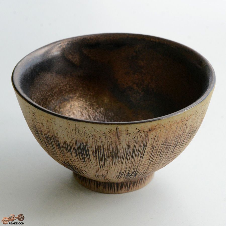 陶芸家　谷口純一 【簡易ラッピング】谷口純一作　大ぶりぐい呑み　椰子