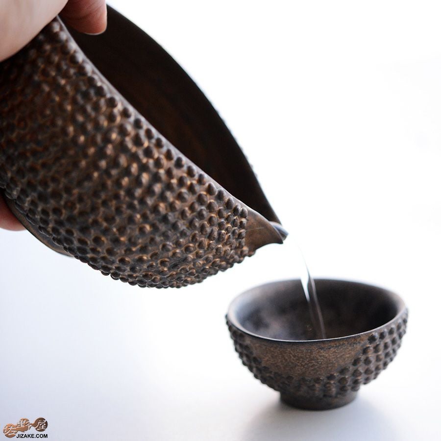 陶芸家　谷口純一 【簡易ラッピング】谷口純一作　片口 螺髪（らほつ）