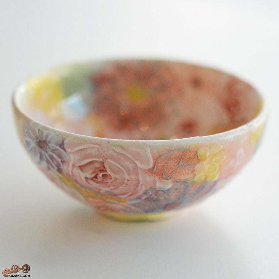 瀬戸焼 【箱入り】野村晃子 花酒器 ぐい呑み