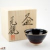 京焼 観芙(みふ) 【箱入】早川元観　神炎（しんえん）　ぐい呑　金彩