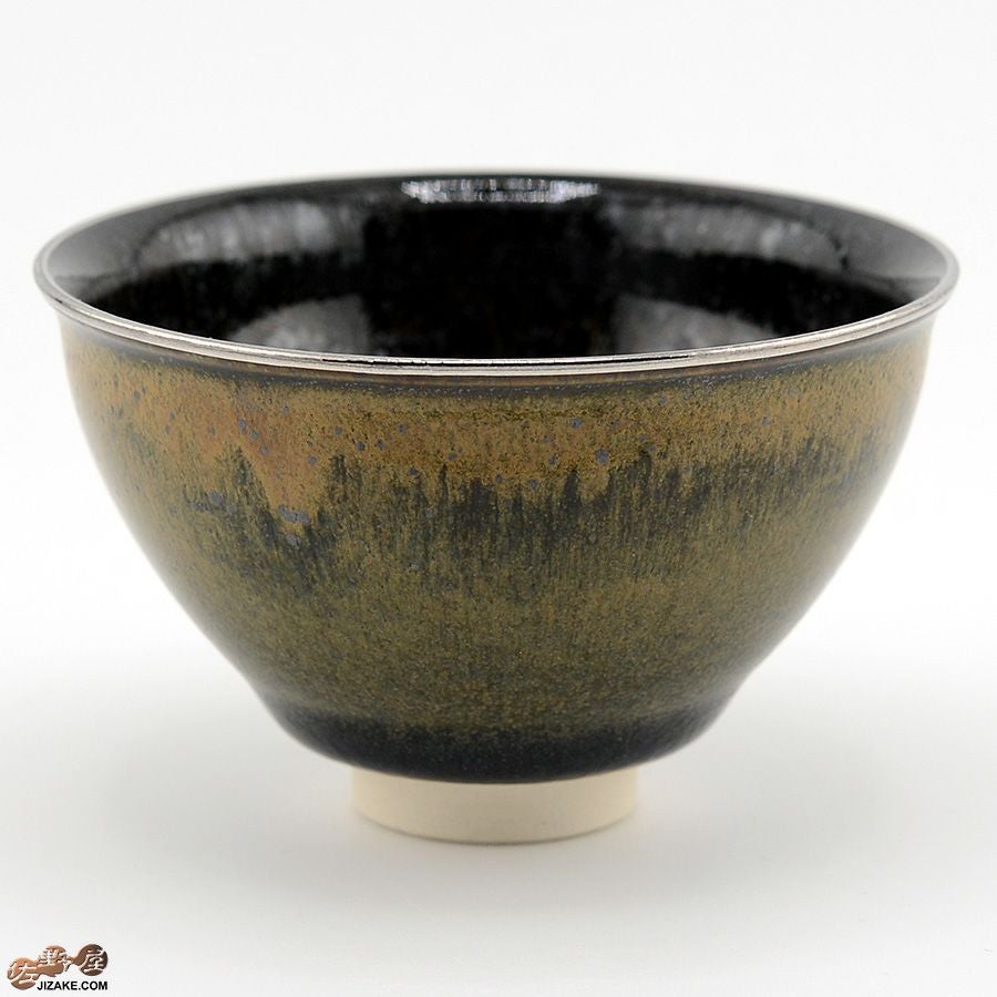 京焼 観芙(みふ) 【箱入】早川元観　山紫（さんし）　ぐい呑　金彩