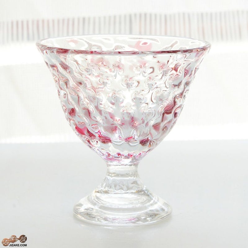 SUN GLASS STUDIO KYOTO 伊藤泰三 【箱入】ヨーヨー　なでしこ　酒盃