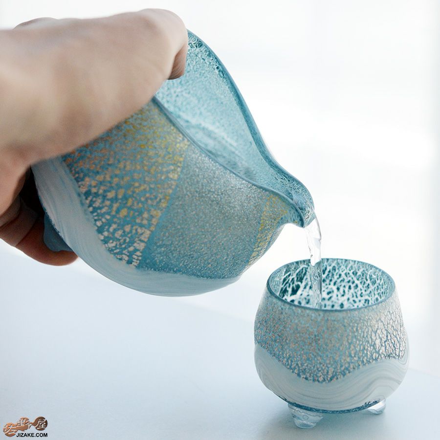 SUN GLASS STUDIO KYOTO 【箱入】風のしらべ　雨情　片口