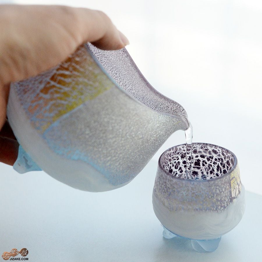 SUN GLASS STUDIO KYOTO 【箱入】風のしらべ　天露(あまつゆ)　片口