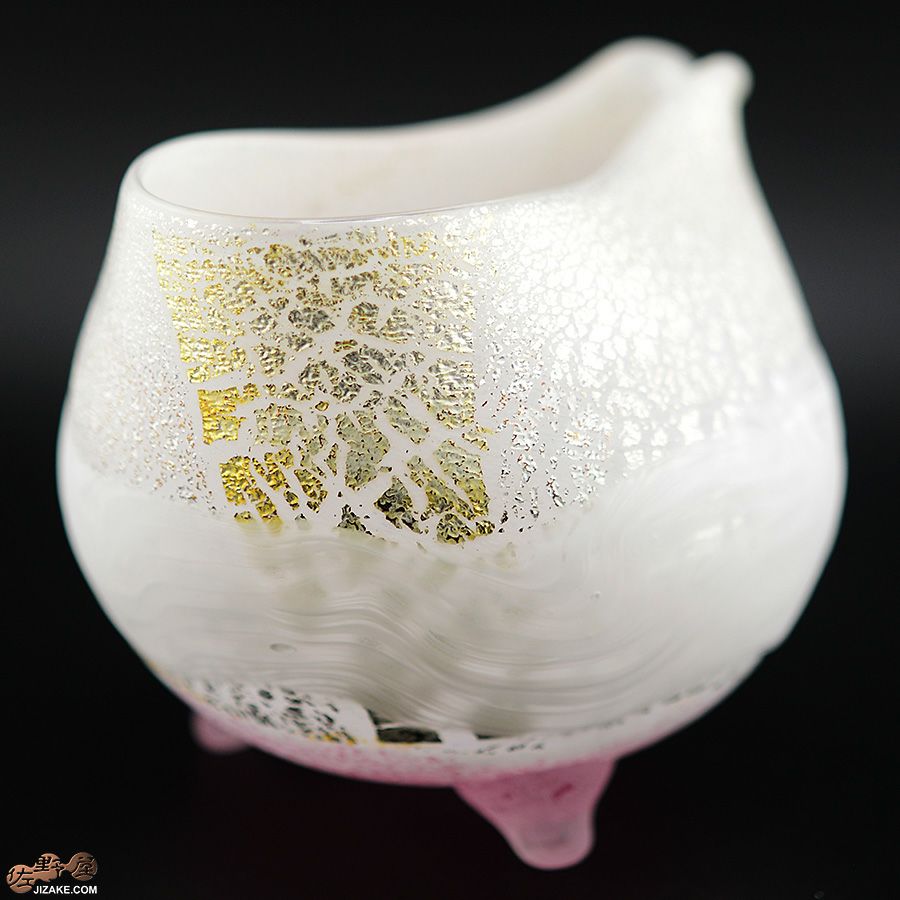 SUN GLASS STUDIO KYOTO 【箱入】風のしらべ　雪いちご　片口