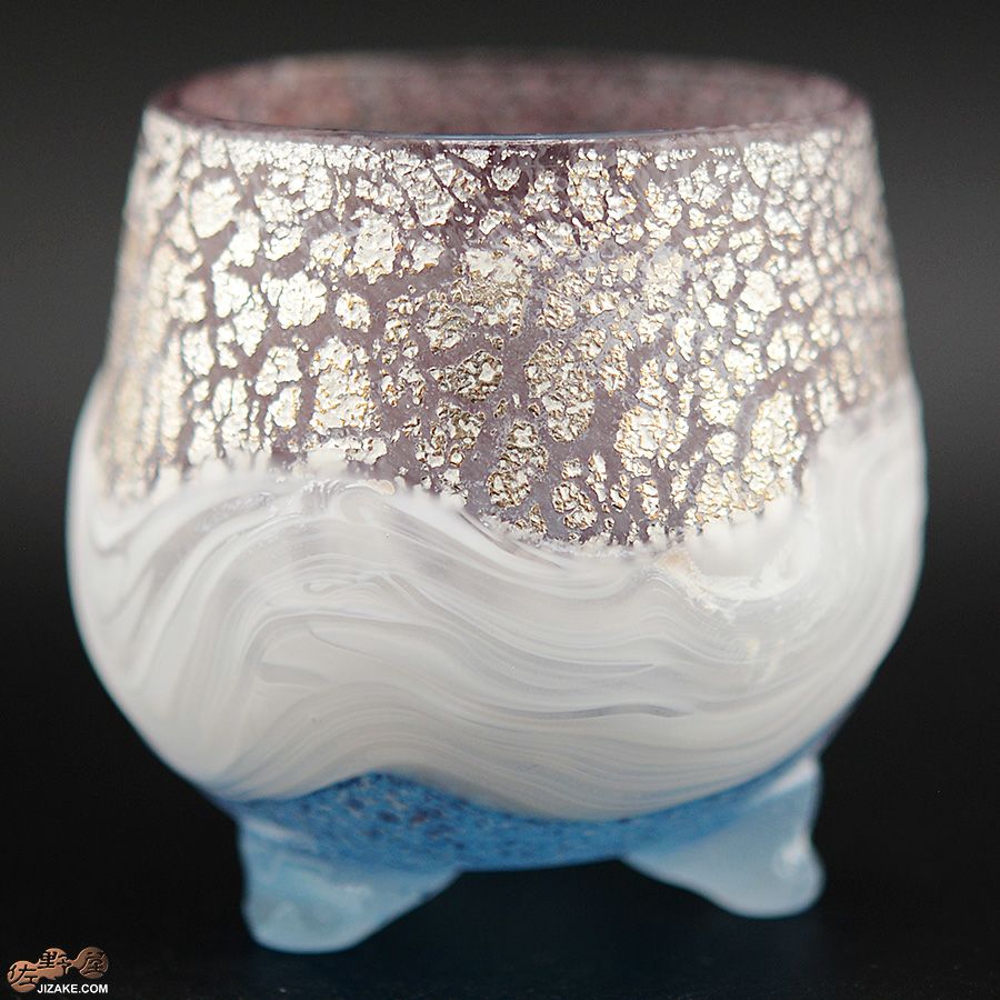 SUN GLASS STUDIO KYOTO 【箱入】風のしらべ　天露(あまつゆ)　酒盃