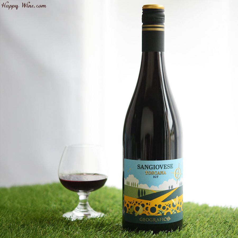 ジェオグラフィコ　タスカン・ヴァイブス　サンジョベーゼ(赤)(SC)