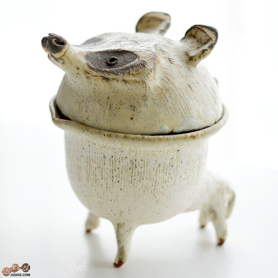 村上直子・白井隆仁 【箱入】器のしごと 片口・盃セット　タヌキ