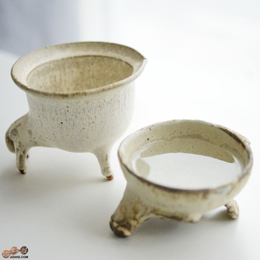 村上直子・白井隆仁 【箱入】器のしごと 片口・盃セット　タヌキ