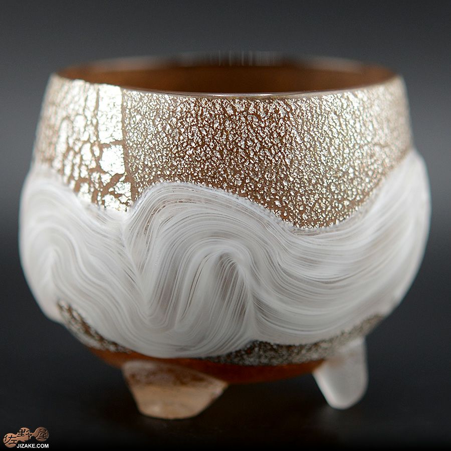 SUN GLASS STUDIO KYOTO 【箱入】風のしらべ　光琳　酒盃