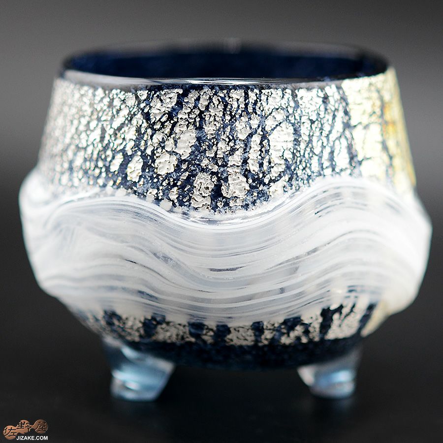 SUN GLASS STUDIO KYOTO 【箱入】風のしらべ　夜叉　酒盃