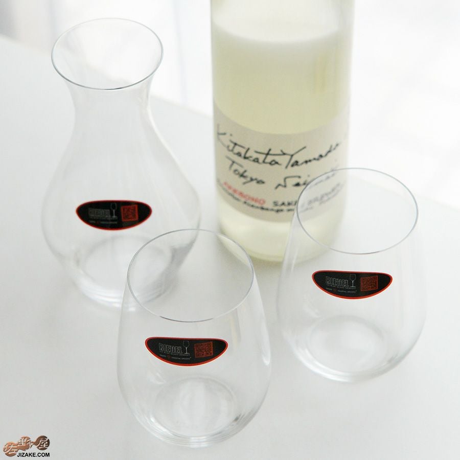 【箱入】リーデル・フォー・トゥー（大吟醸グラス2脚＋ミニデカンター）　グラス2