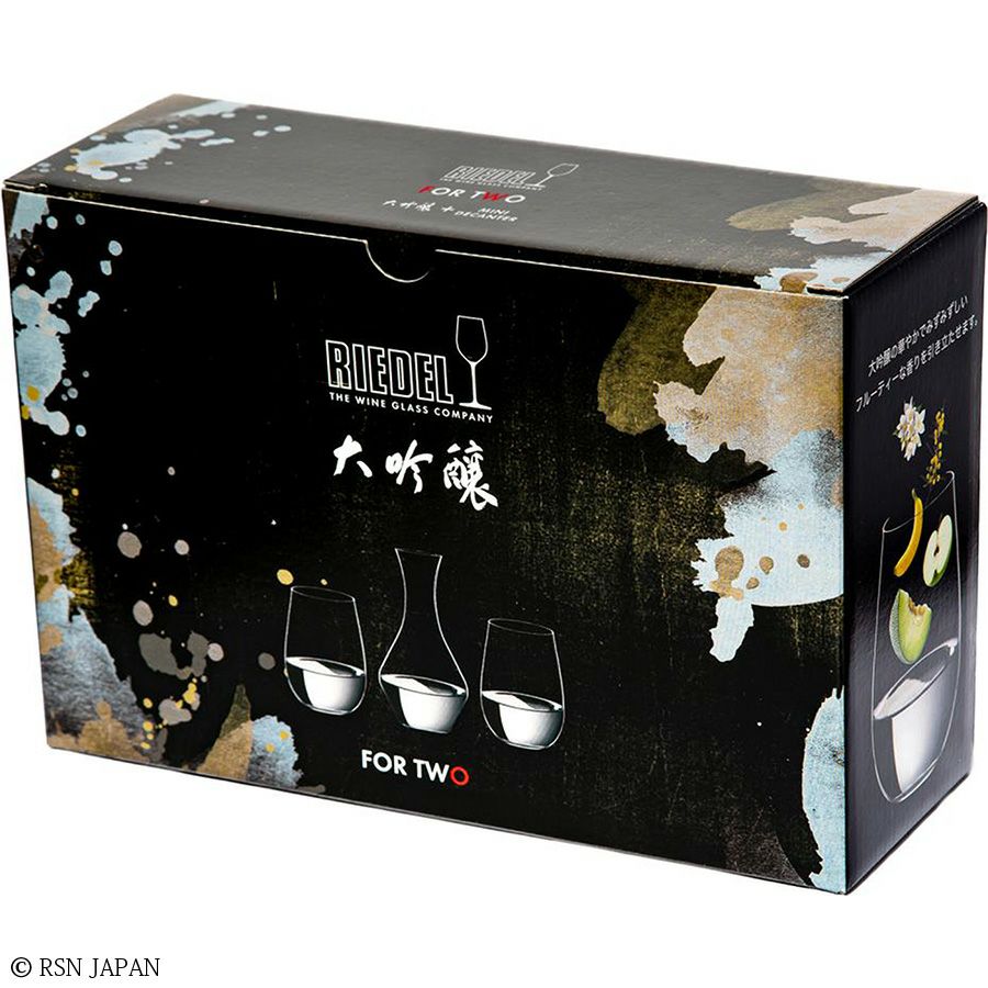 【箱入】リーデル・フォー・トゥー（大吟醸グラス2脚＋ミニデカンター）　グラス2