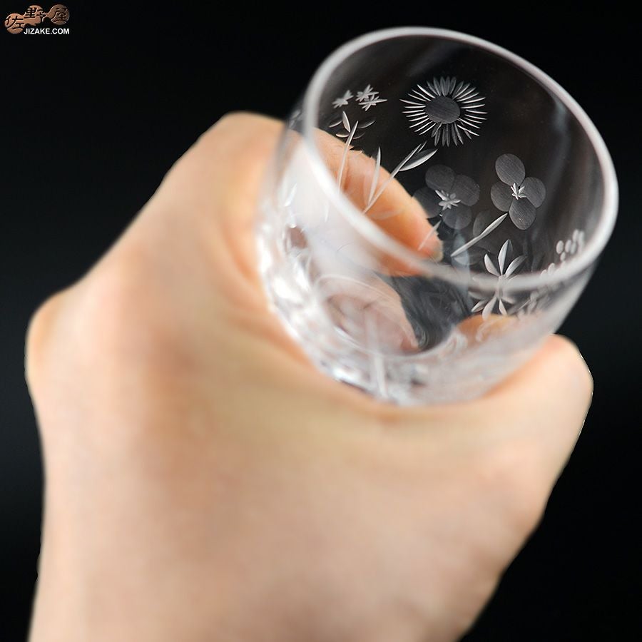 サブロウ　【箱入】Saburo ボタニカル切子　酒器　グラス