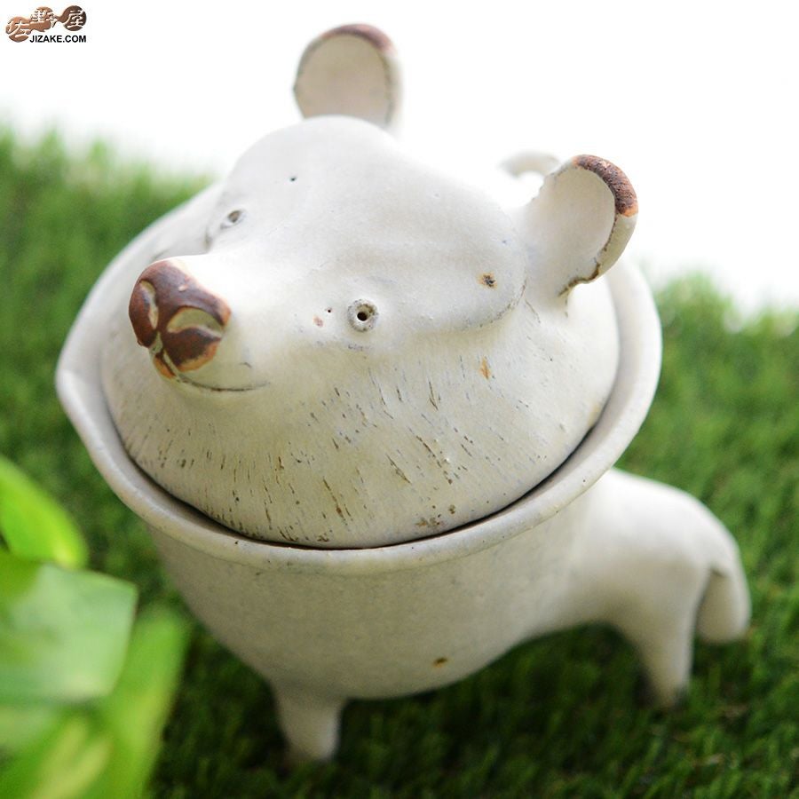 村上直子・白井隆仁　【箱入】器のしごと 片口・盃セット　シロクマ